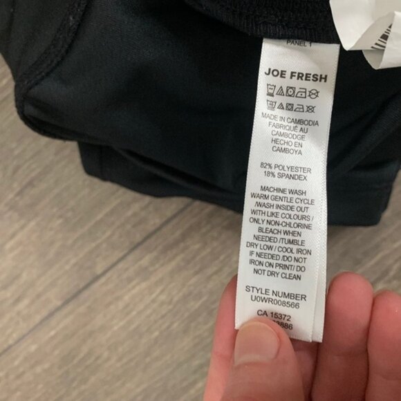 Joe Fresh Women's Biker Shorts High Rise Waist Activewear Black Size XS - Picture 5 of 8